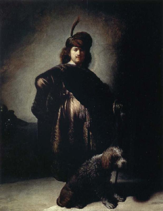 REMBRANDT Harmenszoon van Rijn Self-Portrait in Oriental Costume